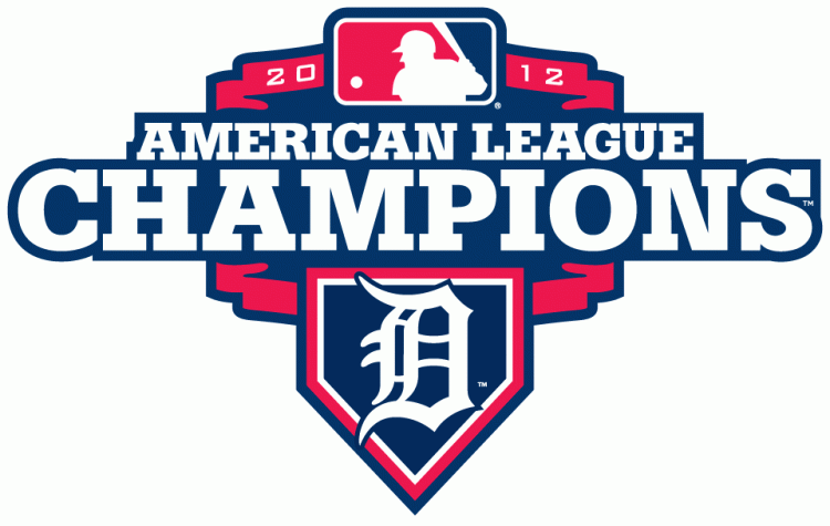 Detroit Tigers 2012 Champion Logo iron on transfers for fabric